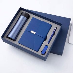 Carnet de notes personnalisé en cuir PU de luxe, coffret cadeau d'entreprise, ensemble promotionnel de carnet et stylo avec bouteille d'eau - Product Image 6