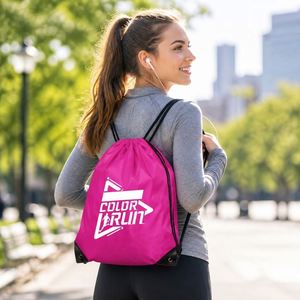 <b>Nylon</b> Polyester Waterproof Cartoon Yoga Gym Sports Bag School Traveling Cycling Drawstring <b>Backpack</b> Outdoor Hiking Running - Product Image 1