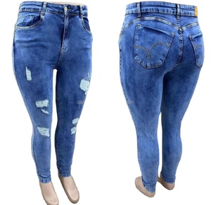 Lot De 3 Jeans Pour Femme Taille Haute Coupe Droite Boyfriend - Stretch Confortable - Délavage - Grandes Tailles - Rose