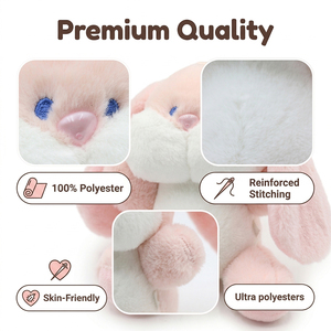 <span class=keywords><strong>Peluche</strong></span> Personalizzato da Fabbrica, Giocattoli Animali Imbottiti da 8 Pollici, Bambola di <span class=keywords><strong>Peluche</strong></span> Animale Cartone Animato, Simpatico Coniglio di <span class=keywords><strong>Peluche</strong></span> per Decorazioni per Feste - Product Image 2