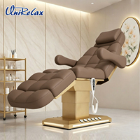 Table de soin électrique multifonction réglable OEM ODM pour salon de beauté, idéale pour les traitements cosmétiques et les extensions de cils en studio.