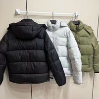 Veste en duvet de luxe pour homme, logo personnalisable, veste d'hiver rétro, légère, de luxe, à capuche, résistante au froid, imperméable