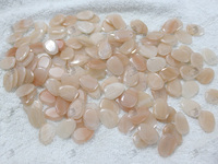 Perles plates en pierre d'aventurine rose à facettes pour la fabrication de bijoux