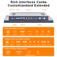 Lamitouch - Panel PC Industrial Personalizado de 21.5'' con Pantalla Táctil Resistente al Agua, Teclado, Lector IC, Resolución 1920x1080, Windows 11, 1 Año de Garantía
