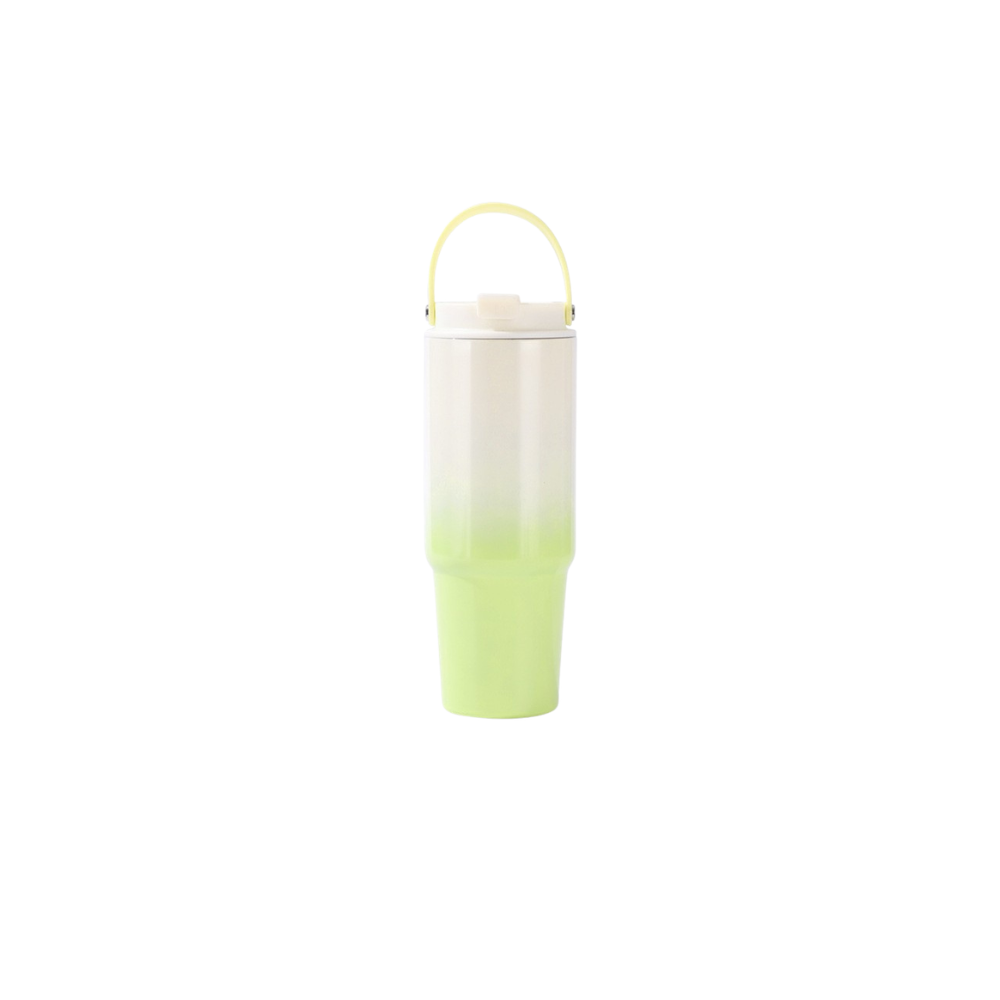 White gradient green