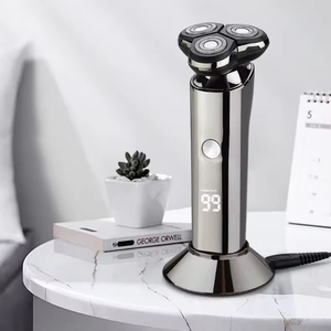 Afeitadora Eléctrica Digital 4D Flotante para Hombre, Triple Cuchilla, IPX7, Sensor de Cuerpo Completo, Batería de Uso Diario, Fuente de Alimentación USB - Product Image 1