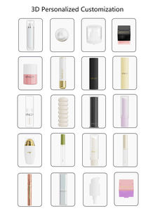 Envase de Tubo de Bálsamo Labial y Lápiz Labial Vacío, Plateado, con Tapa Abatible de Plástico, Personalizable con Logotipo, para Cosméticos - Product Image 4