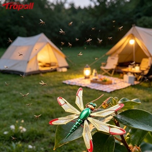 Répulsif <span class=keywords><strong>anti</strong></span>-moustiques en forme de libellule, écologique, en plastique solide, avec ailes réfléchissantes, pour le camping et les voyages - Product Image 1