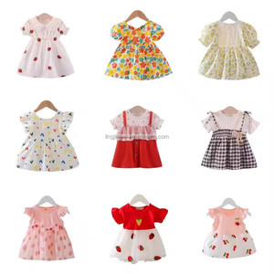 Inventario al por Mayor <span class=keywords><strong>de</strong></span> Conjuntos <span class=keywords><strong>de</strong></span> Vestidos <span class=keywords><strong>de</strong></span> Verano para Mujeres <span class=keywords><strong>y</strong></span> <span class=keywords><strong>Niñas</strong></span>, Faldas con Estampado Floral <span class=keywords><strong>y</strong></span> Chalecos, con Amplio Stock Disponible - Product Image 4