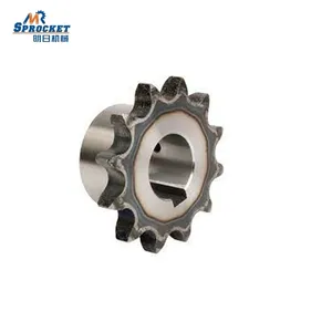 Supply Roller Chain Sprocket Carbon Steel Industrial Finished Bore Chain Sprocket With Hardened Teeth