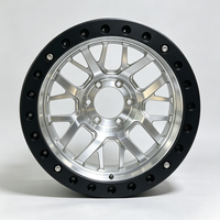 Nouvelles ventes en gros de jantes en alliage Beadlock 4x4 personnalisées, PCD 6x139.7 avec déport de 0 mm, 5 et 6 trous pour utilisation tout-terrain