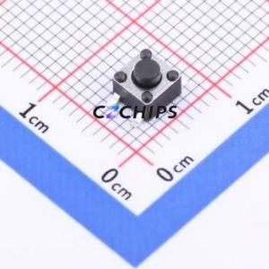 TSC015B03826A Tactile Switch SMD Switch Round Button 2.6N Vertical Mount 4.5mm - Product Image 1