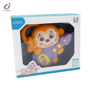 Chengji giocattoli musicali educativi per bambini attività giocando a <span class=keywords><strong>batteria</strong></span> simpatico giocattolo musicale scimmia con luci lampeggianti - Product Image 6