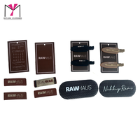 Ensemble de boîtes à perruques réutilisables en carton fantaisie avec revêtement UV doré, logo personnalisé, design écologique