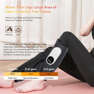 Masseur de jambes multifonctionnel à compression d'air et pression électrique pour la relaxation musculaire, massage des mollets et amélioration de la circulation, idéal pour les voyages - Product Image 6
