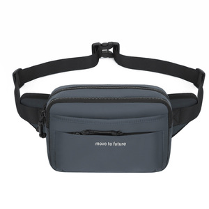Sac bandoulière unisexe léger et portable en tissu Oxford, imperméable, avec fermeture éclair, forme boîte, personnalisable avec logo, idéal pour l'extérieur - Vente en gros - Product Image 3