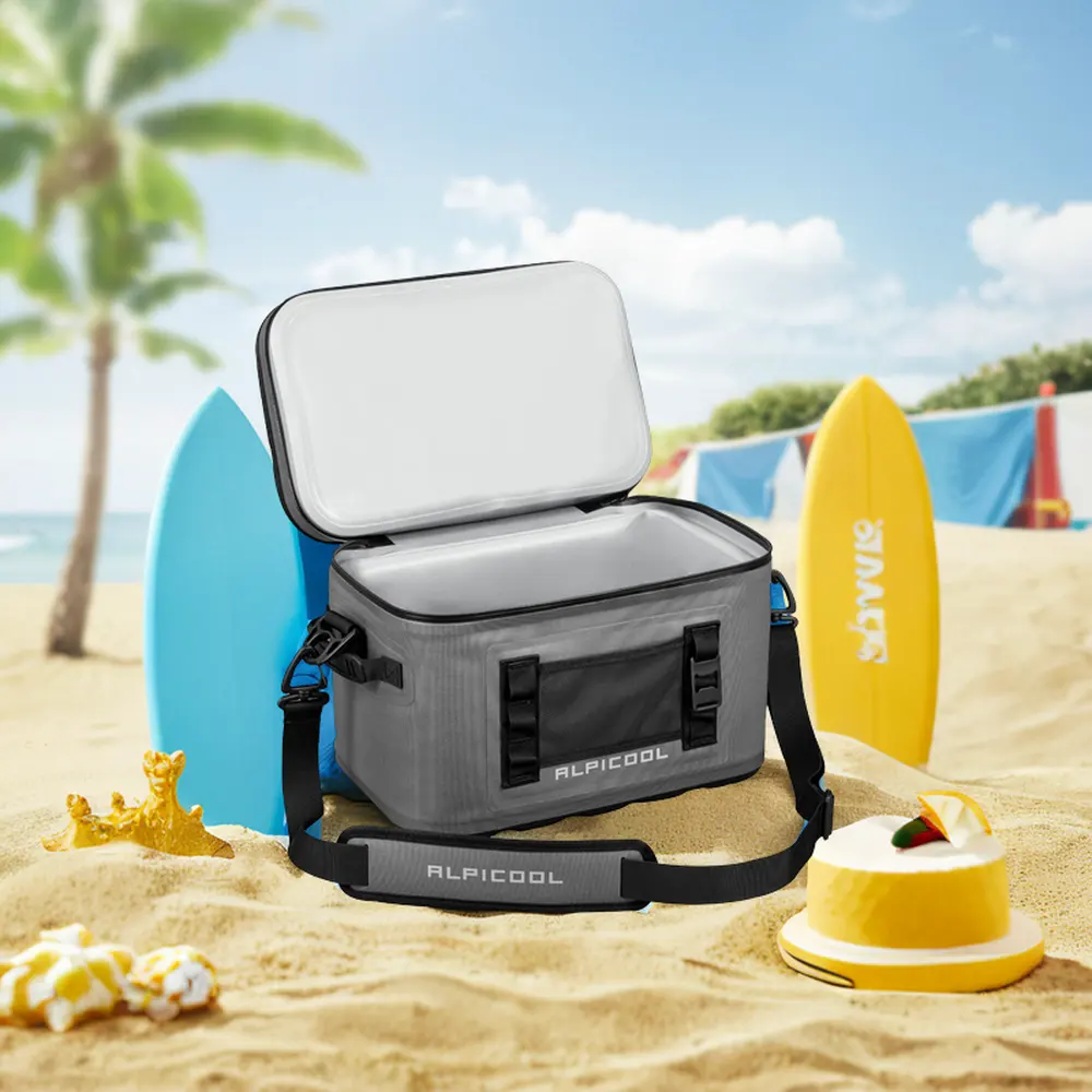 SC15-HB Térmica isolada Tote Cooler Bag OEM Cooler Box para Outdoor Travel Beach personalizável para Vinho