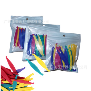Ganchos de Goma Dentales en Forma de Pez Pequeño, Paquete de 50 Piezas, Fuente de Energía Manual, Material Metálico para Fuerzas de Tracción en las Esquinas de la Boca - Product Image 1