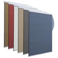 Stores en nid d'abeille manuels en tissu non tissé sans fil à commande manuelle Rideaux alvéolaires sans fil à commande manuelle
