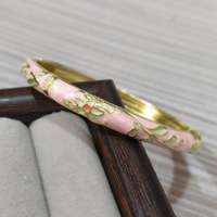 Nouveau Bracelet Chaîne Géométrique Plaqué Or 0,6 Carat pour Femme, Style Ethnique Rétro, Luxe Léger, Niche Haut de Gamme