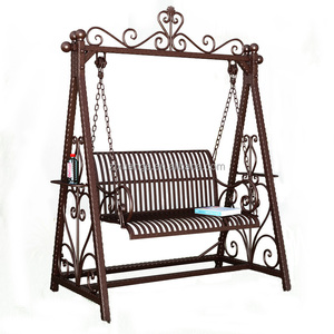 Balançoires <span class=keywords><strong>de</strong></span> <span class=keywords><strong>jardin</strong></span> d'extérieur, chaise suspendue pour cour et terrasse, balançoire <span class=keywords><strong>double</strong></span> ou triple, <span class=keywords><strong>lit</strong></span> à <span class=keywords><strong>bascule</strong></span> - Product Image 2