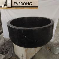 Baignoires Circulaires de Luxe en Marbre Vert Moderne, Sur Mesure, Autoportantes, pour Hôtels