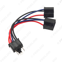 Adaptateur de prise de câblage pour phare de voiture HID/LED, connecteur double H4 mâle vers H4 femelle, câble de lumière automobile