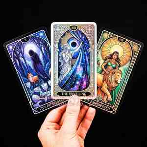 Fantasy Eco-Friendly Paper Tarot Card Deck Rounded Corners Glossy Finish Customized Double-Sided Playing Cards Collection - Product Image 2