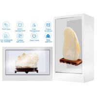 Gabinete con Pantalla LCD Transparente de 15.6 Pulgadas, Pantalla Táctil Capacitiva, Gráficos Holográficos, Uso en Interiores, 1 Año de Garantía para Centros Comerciales