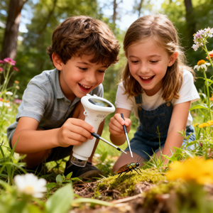 Microscopio de Juguete Mini OEM/ODM con Luz LED, Certificado CE, para Niños, Exploración al Aire Libre y Observación de la Vida Silvestre - Product Image 1