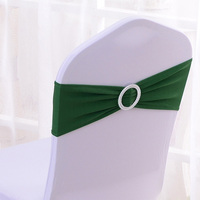 Nouvelles Housses de Chaise Décoratives pour Mariage avec Élastique Spandex et Boucle Coulissante pour Usage Domestique
