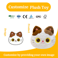 Coussin en peluche chat noir premium avec fourrure texturée pour les amoureux des chats, coussin esthétique doux en calicot pour anniversaire et décoration intérieure