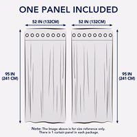 Rideaux d'extérieur pour patio, imperméables, résistants aux UV, rideaux d'extérieur pour gazebo, pergola, rideau occultant pour la protection contre le soleil