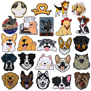 Broche de Perro Vaquero Adorable, Pin de Esmalte de Perro Espacial de Dibujos Animados, Broches de Perros Border Collie y Corgi, Insignia para Ropa, Joyería, Regalo para Amigos - Product Image 2