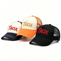 Gorra de 5 Paneles Personalizada con Malla Transpirable en Color de Contraste, Bordado en Relieve, ODM, Ajustable, para Viajes y Pesca