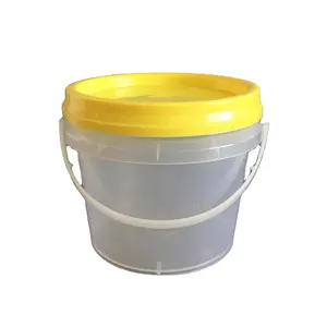 800ml 1kg honey bucket,cheap plastic bucket with lid food grade with tamper proof lid