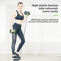 Rouleau abdominal automatique multifonctionnel pour la musculation, la remise en forme, la perte de poids, le meilleur équipement de remise en forme à domicile avec corde à tirer