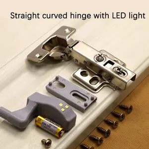 Meubelen Sensor Kast Kast Scharnier Led Licht Voor Moderne Keuken Home Lamp Soft Close Led Scharnier