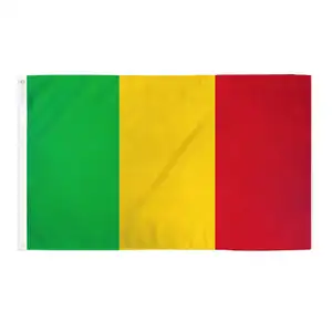 Mali Vlag Ervaren Fabrikant Professionele Industrie Productie Verschillende Land Nationale Vlaggen