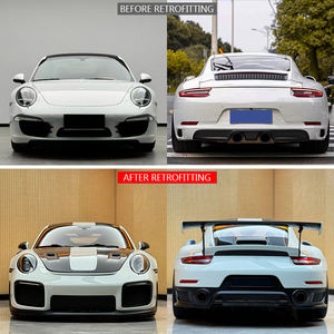 Kit Carrozzeria Posteriore di Aggiornamento e Modifica Auto e Accessori Griglia Paraurti Anteriore per 911 Carrera 991.1 991.2 GT2 RS - Product Image 2