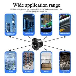 גלאי דליפות מים WiFi חכם עם מערכת התראת חיישן אזעקה לאיתור דליפות מים