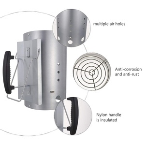 Accessoires <span class=keywords><strong>de</strong></span> cuisine <span class=keywords><strong>en</strong></span> plein air pour le camping et le barbecue, allume-charbon pour barbecue <span class=keywords><strong>en</strong></span> <span class=keywords><strong>fonte</strong></span> - Product Image 4