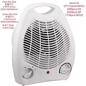 Calentador de alta potencia de 2000W, calentador de calentamiento rápido, resistente al agua, ahorro de energía y bajo nivel de ruido, calentador eléctrico pequeño inteligente para oficina y hogar - Product Image 5