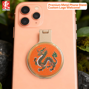 Supporto per Telefono da Scrivania con Stampa Metallica dei 12 Segni Zodiacali Cinesi, Design Personalizzato con Specchio, Idea Regalo per Amici - Product Image 3