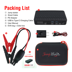 Đa chức năng ngân hàng điện với Type-C sạc xuất hiện nhảy khởi động 1000mAh <span class=keywords><strong>mini</strong></span> xe nhảy khởi động 1000A Xe pin - Product Image 5
