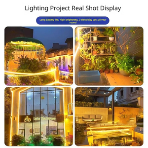 Tira de <span class=keywords><strong>LED</strong></span> Solar de Alta Capacidad de 30000 mAh, <span class=keywords><strong>Luz</strong></span> <span class=keywords><strong>LED</strong></span> Flexible COB para Exteriores, Estilo de Luces <span class=keywords><strong>Govee</strong></span> para Exteriores, IP65 - Product Image 2