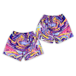 กางเกงขาสั้นบาสเก็ตบอลสำหรับทุกเพศกางเกงขาสั้นผ้าโพลีเอสเตอร์แห้งเร็วไซส์ใหญ่พิเศษพิมพ์ลายระบายอากาศได้ดี - Product Image 1