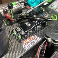 Servo RC AGFRC A200BHMW 2S con Engranajes de Acero, Sin Escobillas, IP67 Impermeable, Programable, Velocidad de 0.092 Segundos, Torque de 72KG para Autos a Escala 1/6