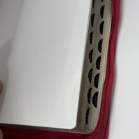 Bible à glissière adulte en espagnol-Fabricant d'impression personnalisée en cuir Pu
