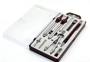 Juego de <span class=keywords><strong>Compás</strong></span> de Geometría <span class=keywords><strong>Profesional</strong></span> de 9 Piezas, Duradero, con <span class=keywords><strong>Compás</strong></span> de Metal de Precisión para Uso Escolar y Estudiantil - Product Image 4